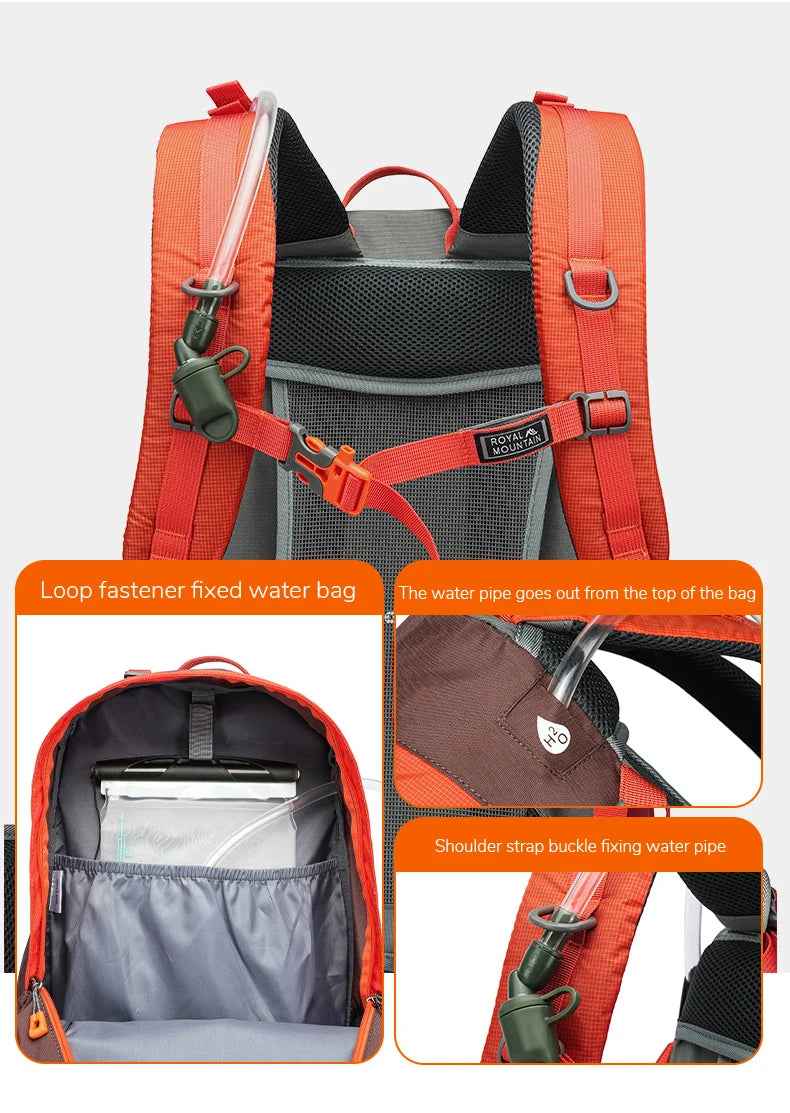 35L Hiking Backpack for Men Women Trekking Climbing Backpacks with Backplane Sports Bag Travel Luggage Bag