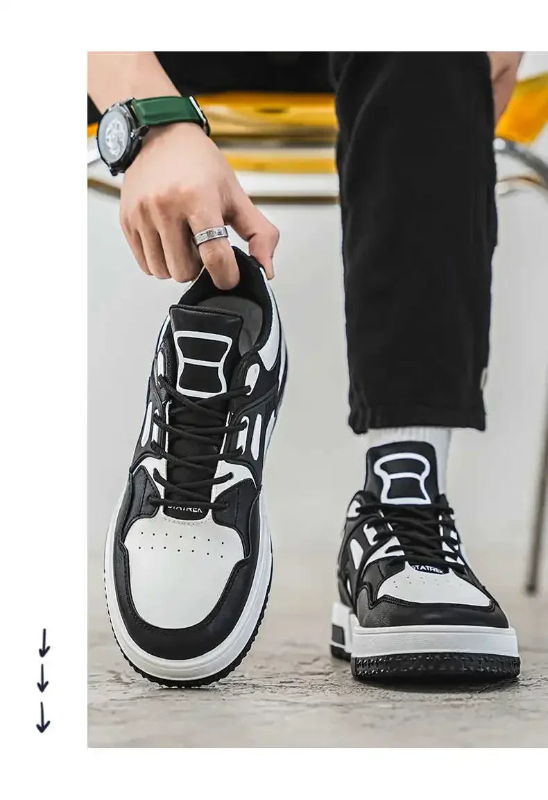 2025 new shoes for men sneakers for men off white shoes men casual shoes Breathable Height Increasing Massage