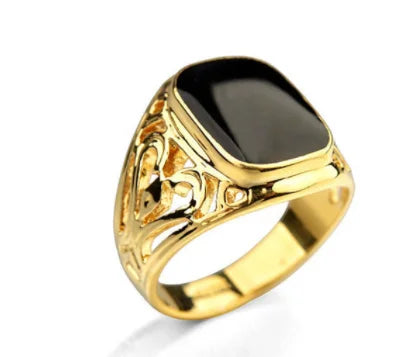 2025 New Business Drip Oil High-end Men's and Women's Rings Fashion Temperament High-end Ring Party Jewelry Wholesale
