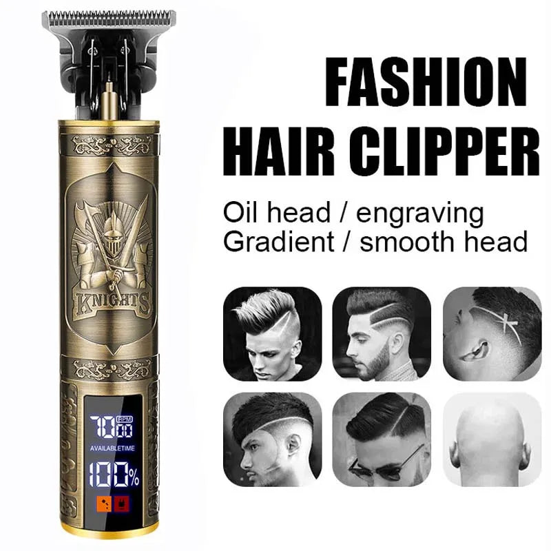 Electric Trimmer Hair Clipper for Men Cutting Machine Shaving Haircut Beard Trimmer Barber Cutter Mower Men's Electric Shaver