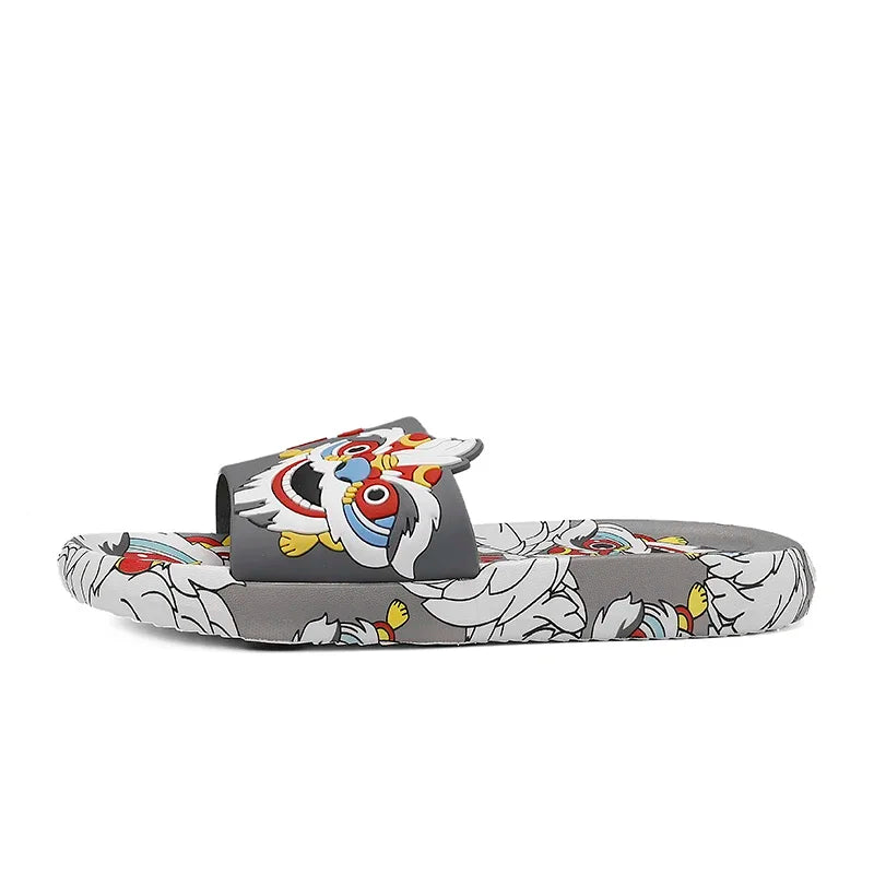Luxury Brand Slippers for Men Comfortable Man Sandal Men's Summer Slippers Walk Around Home Male Slipper Male Shoes Sneakers