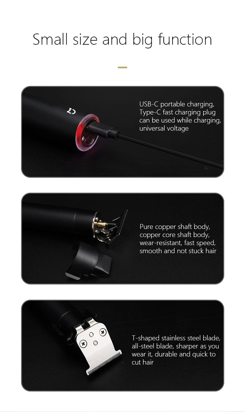 Xiaomi Mijia Hair Clipper Trimmer for Men Electric Shaver Clippers Barber Professional Haircut Machine Barbershop Cutting Beard