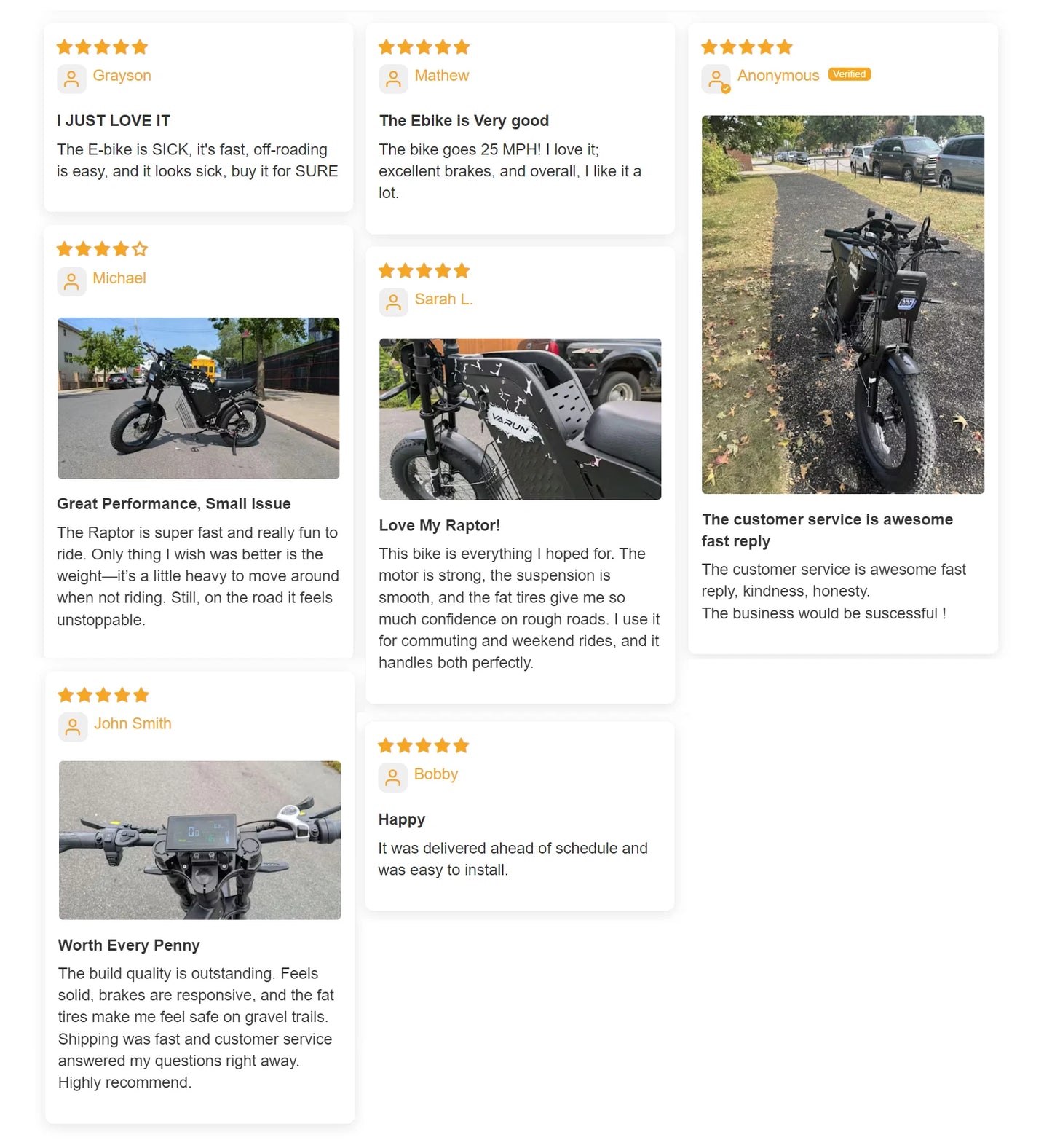 Varun X-Plorer Rapto Adult Dirt Electric Bike, 1000W Peak Power, 48V 20.8Ah, 20" Fat Tire, 28MPH, Ebike UL 2849, 1 Year Warranty