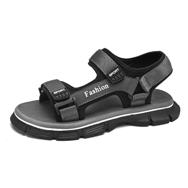 Sandals for Men 2025 New Summer Outer Wear Non-Slip Wear-Resistant Beach Shoes Men's Outdoor Leisure Sports Roman Shoes