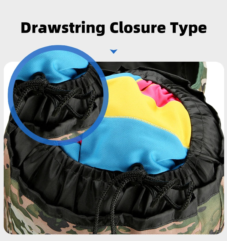 90L Travel Bag Camping Backpack Tactical Hiking Climbing Bags Outdoor Mountaineering Large Sport Bag Men Luggage Molle Rucksack