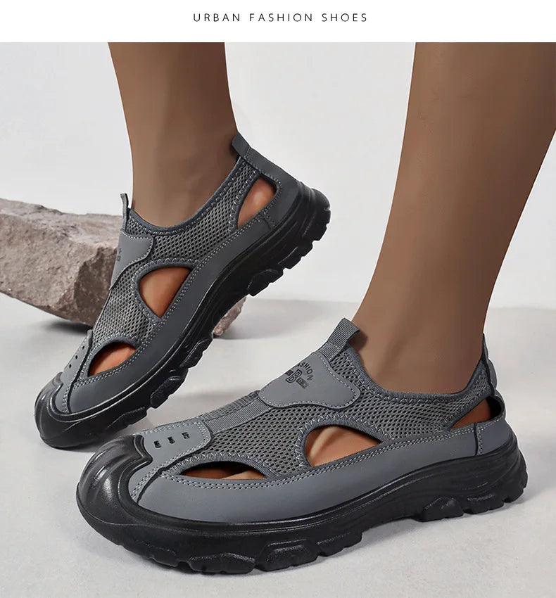 Men's Sandals 2025 New Style Diving Shoes Beach Outdoor Mountaineering Shoes Outdoor Large Sandals 39-46