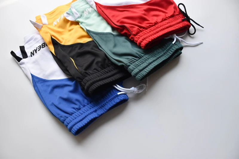 Men's Shorts Ropa Hombre Sport Shorts Men Clothing Patchwork Basketball Fitness Short For Men Gym Bermuda Masculina SEOBEAN New