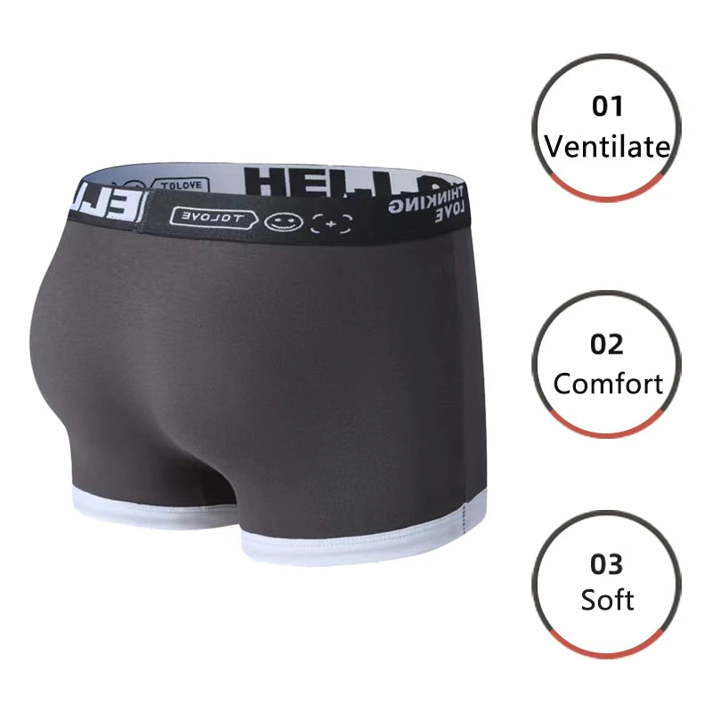 Men's underwear letters Breathable and comfortable small size skinny men's underwear