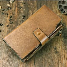 The Secret Life Of Walter Mitty Vintage Leather Men Wallet Genuine leather Wallet Men Purse Handmade male Wallet Money holder