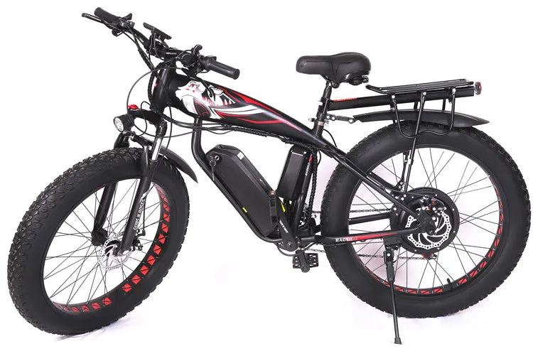 Fat bicycle electric bicycle 1000W 2000W snowmobile 48V 17ah outdoor mountain bike men's 4.0 fat tire eBike eletrica bicileta