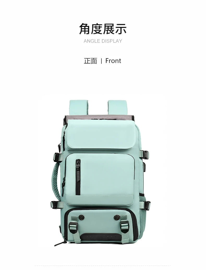 New casual large - capacity travel backpacks for both men and women. They are multifunctional computer backpacks suitable for bu