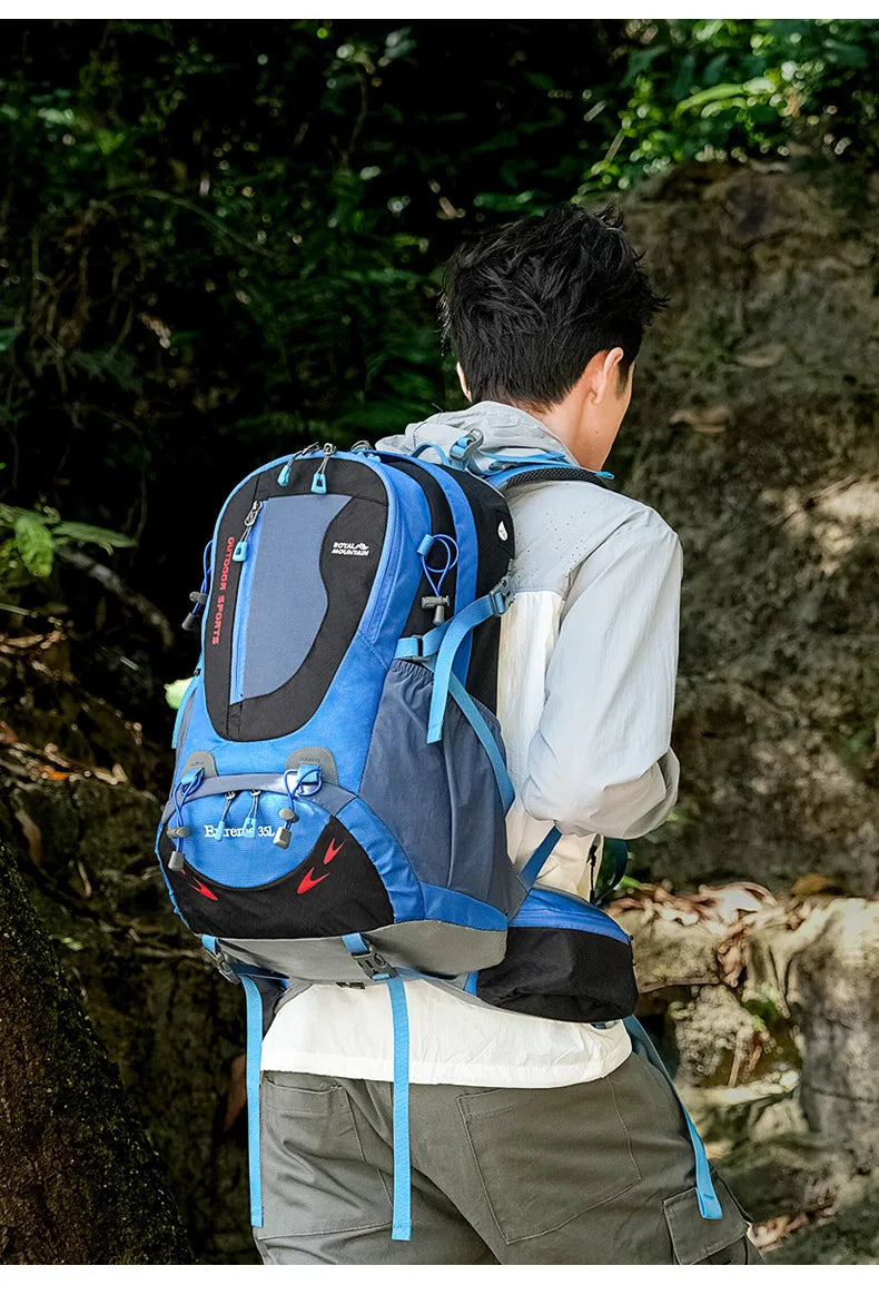 35L Hiking Backpack for Men Women Trekking Climbing Backpacks with Backplane Sports Bag Travel Luggage Bag