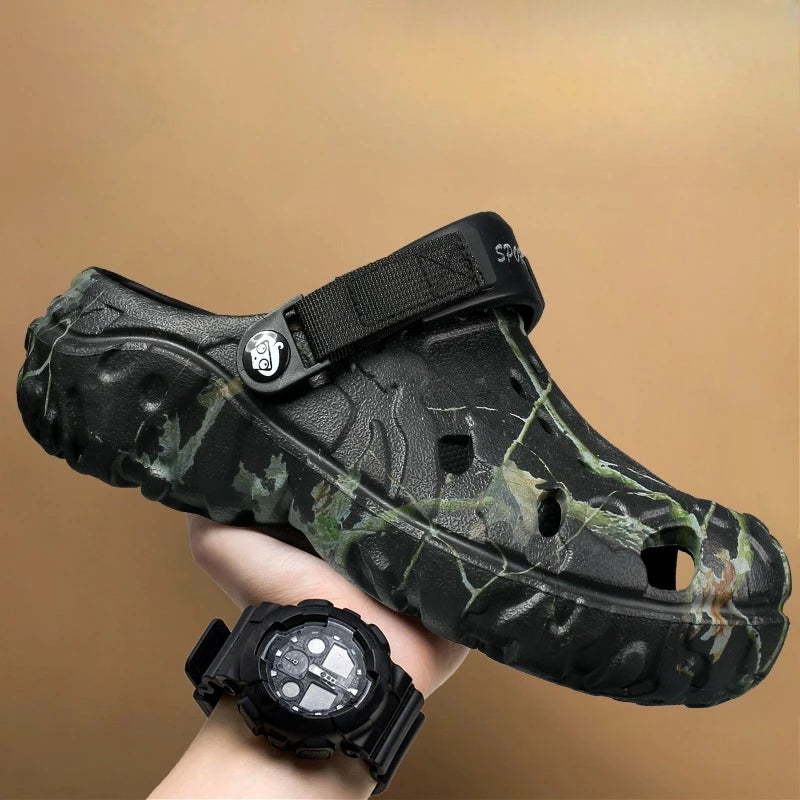 2025 Summer Men's Sandals New Home Garden Shoes Comfortable and Lightweight Men Slippers Non-Slip Soft Bottom Flip Flop Sandals