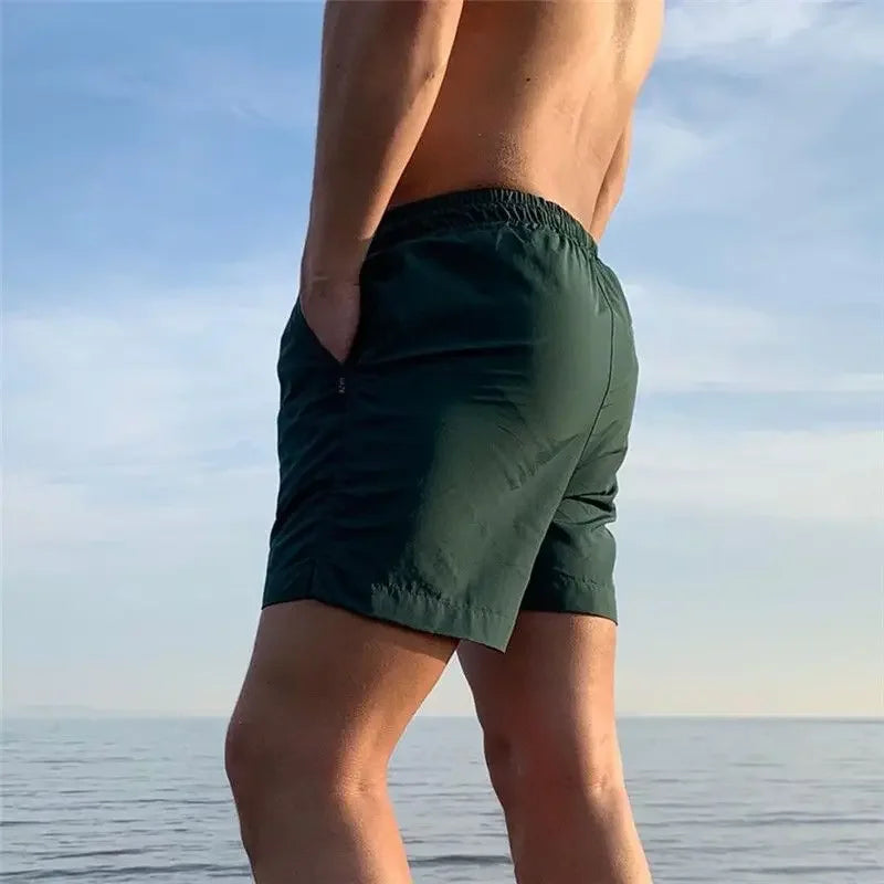 Shorts for Men Sweat Blue Man Short Pants Swim Gym Beach Drawstring Xxl Baggy Novelty in Y2k No Logo Elastic Designer Thin Loose