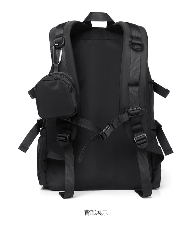 Men's Tactical Style Backpack, Large - capacity Travel Bag with Multiple Straps, Durable Material, Ideal for Outdoor Adventures