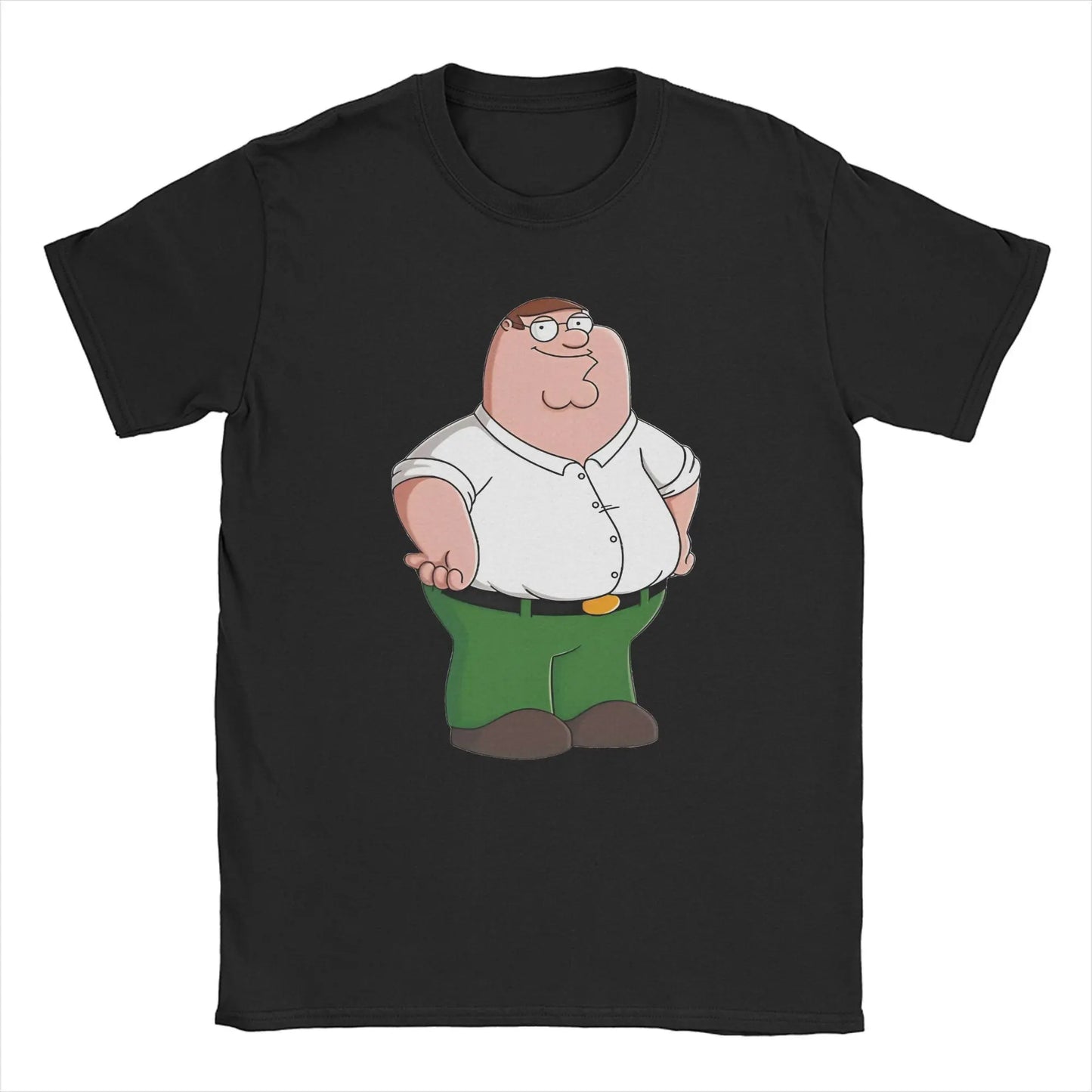 Men T-Shirts Families Guys Peter Griffin Amazing Cotton Tee Shirt Short Sleeve Funny Tv T Shirt Round Collar Clothes Graphic