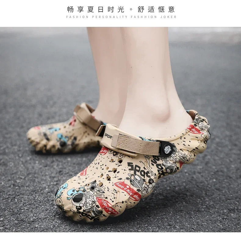 Men Shoes Slippers Men Garden Flat Sandals Platform Sandals Man Summer Sandals 2024 Male Sneakers Outdoor Flip Flops Home Clogs