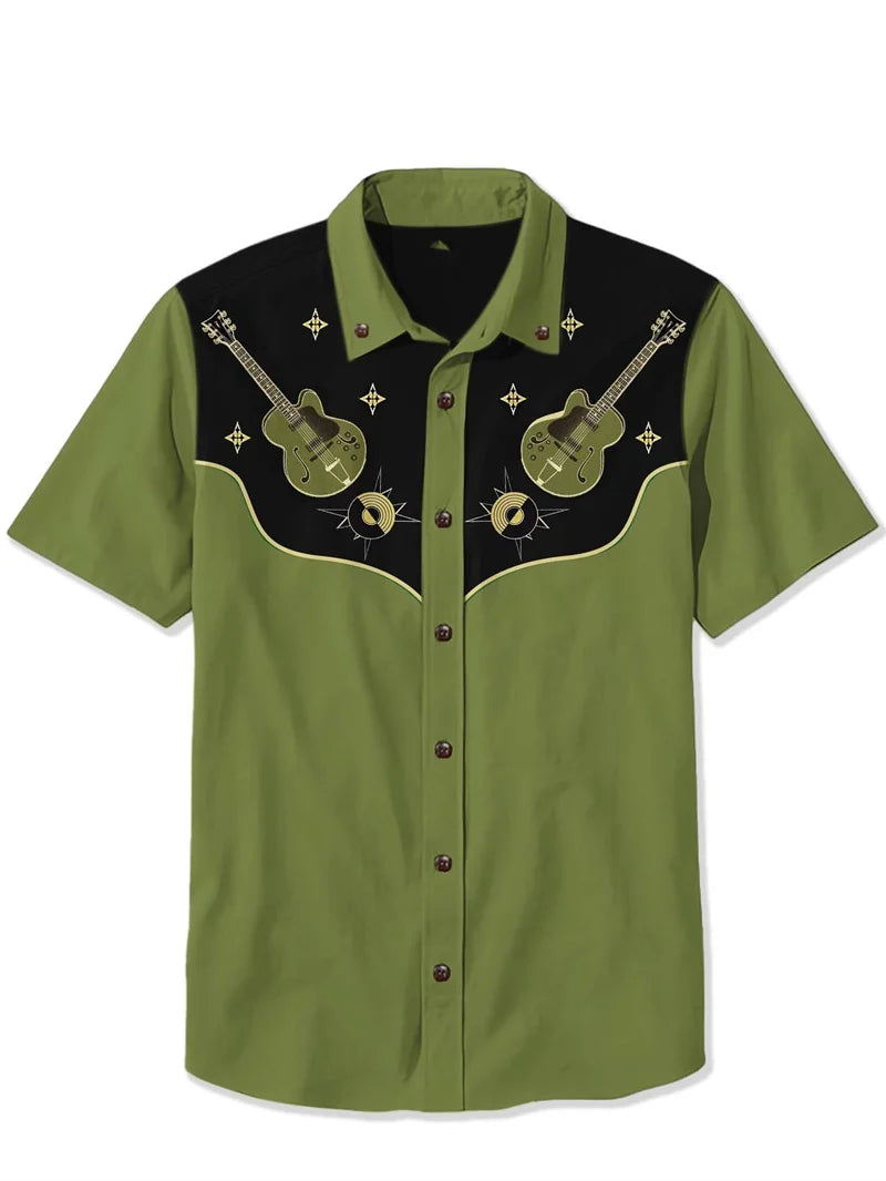 Men's Shirts Summer Casual Fashion Short Sleeved Shirts Mens Hawaiian Shirts Casual Clothing Camisas De Hombre Elegantes De Lujo