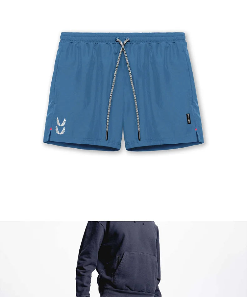 Mens Gym Training Shorts Man Quick Dry Sports Casual Short Pants Fitness Workout Running Bodybuilding Fashion Basketball Shorts