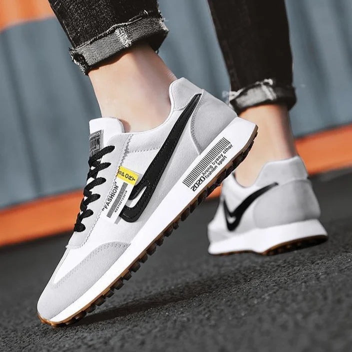 Sneakers Brand Men Shoes for Men Autumn Light Lace-up Sports Shoes Outdoor Leather Casual Shoes Man Running Shoe Tenis Masculino