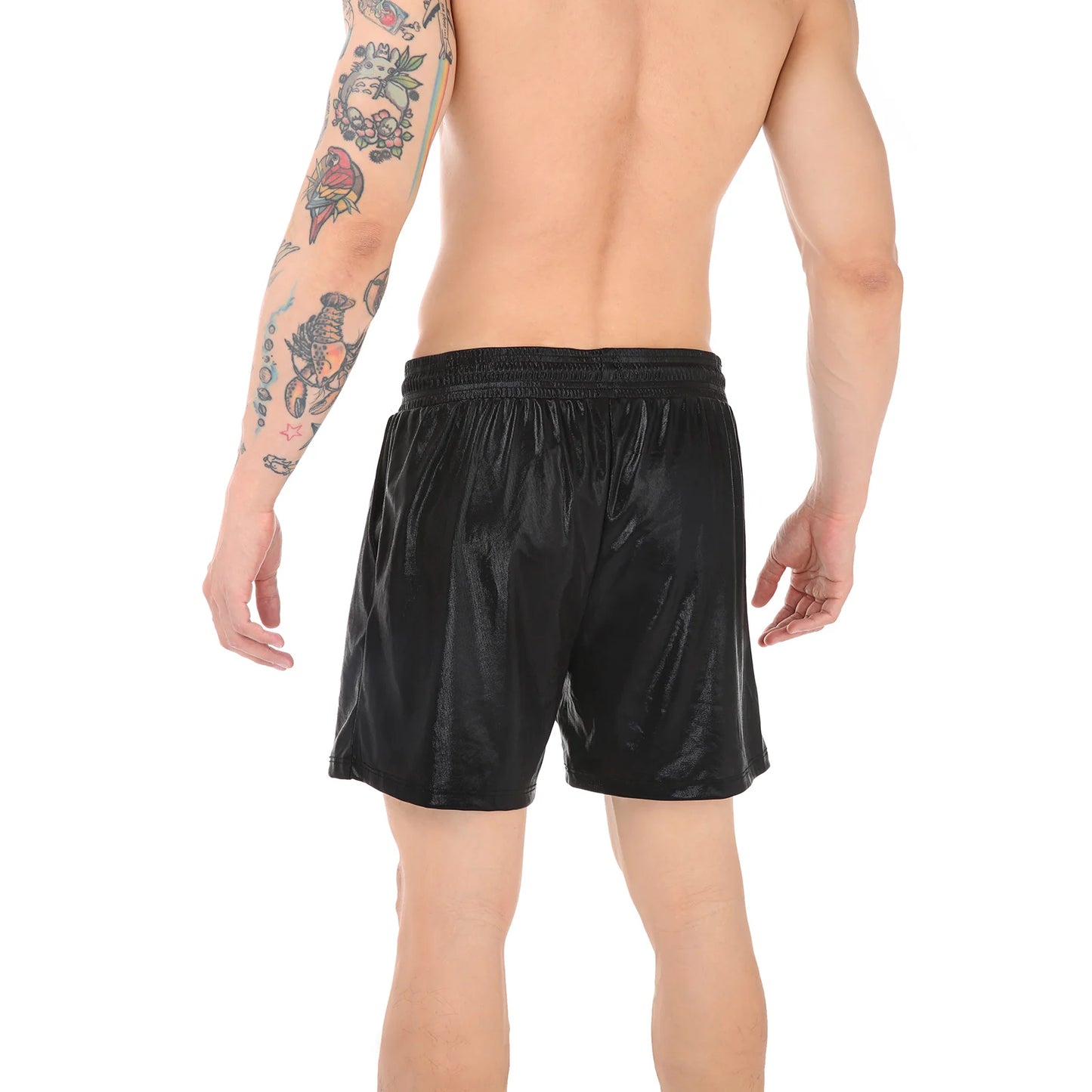 Casual Shorts Men's Running Sports Shorts Man Shiny Gym Fitness Basketbal Sportswear Ultra-thin Short Pants Jogging Sweatpants