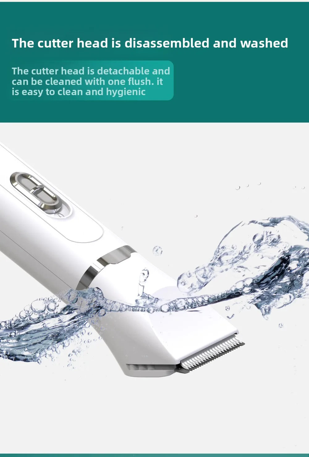 Dog Hair Clippers Grooming Electric Pet Clipper Professional Silent Hair Cutter USB Rechargeable Pet Grooming Clipper