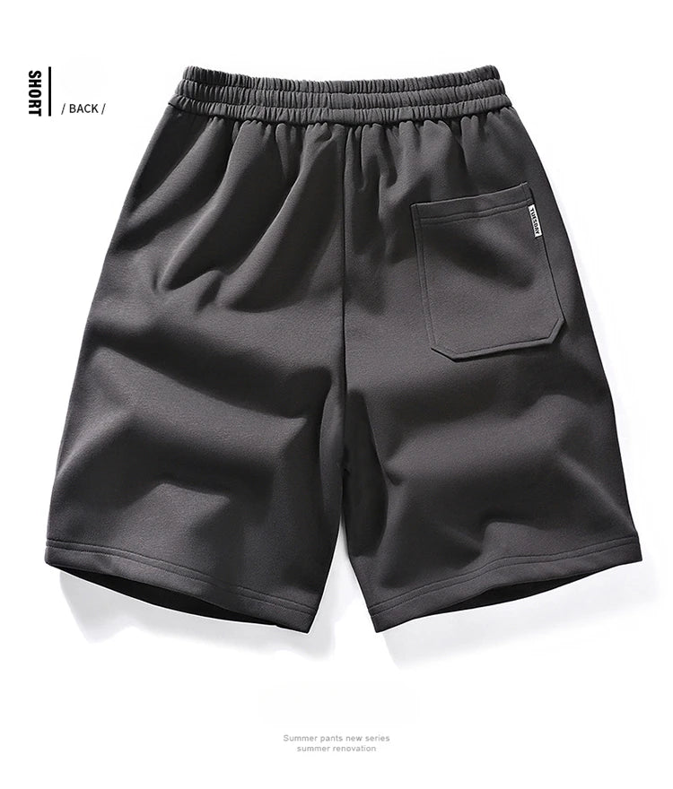 Men's Shorts Streetwear Trend Casual Loose Sporty Knees Length Shorts 2025 Summer New Fashion Stereoscopic Printed Cotton Shorts