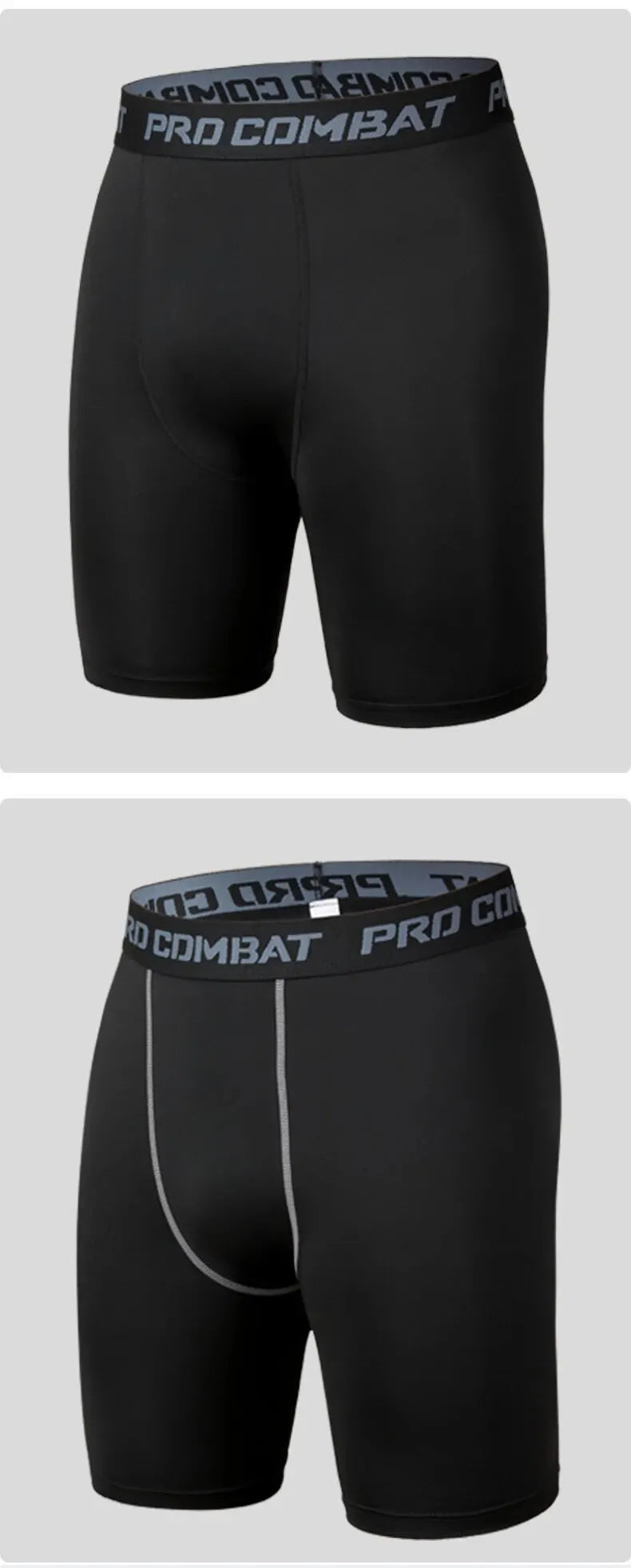 Men's Sports Leggings, Bottoming Shorts, Quick-drying Stretch Fitness, Running, Track and Field, Basketball Training, Compressio