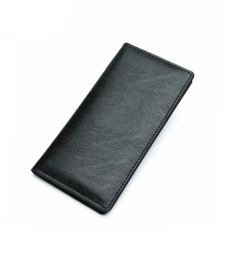 Mens Long Section Wallet Fashion Lightweight Soft PU Leather Mens Horizontal Multifunctional Wallet cartera mujer pURSE