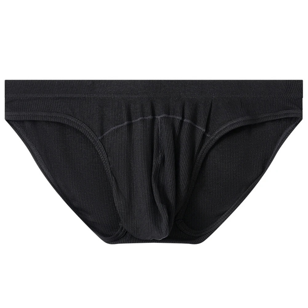 Underwear Men Threaded Low Waist U Convex Pouch Breathable Briefs Summer Quick-Drying underpants men Bikini Slip Homme panties