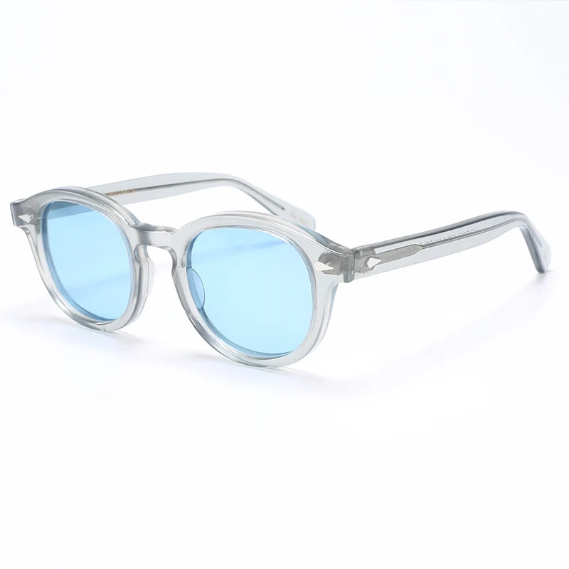 Men's Sunglasses Woman Johnny Depp Polarized Sun Glasses Acetate Frame Luxury Brand Vintage Driver's Shade