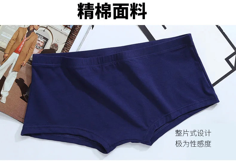 Men Underwear Boxer Cueca Male Panties Mens Sexy Shorts Men's Solid Soft Underpants Knickers Shorts Men Trunks