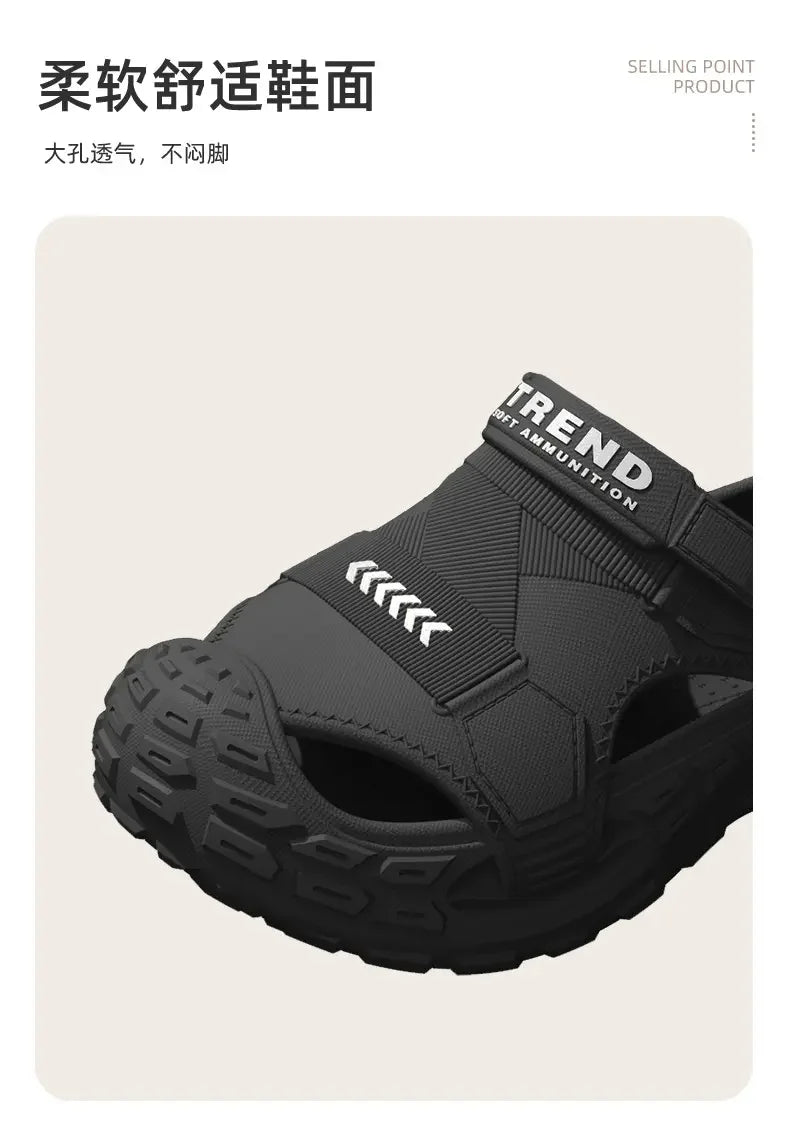Men's Shoes Summer Luxury Sandals Slippers Flat Sandals Beach Slip on Shoes Man Sneakers Platform Beach Sports Sandals 47 Clogs