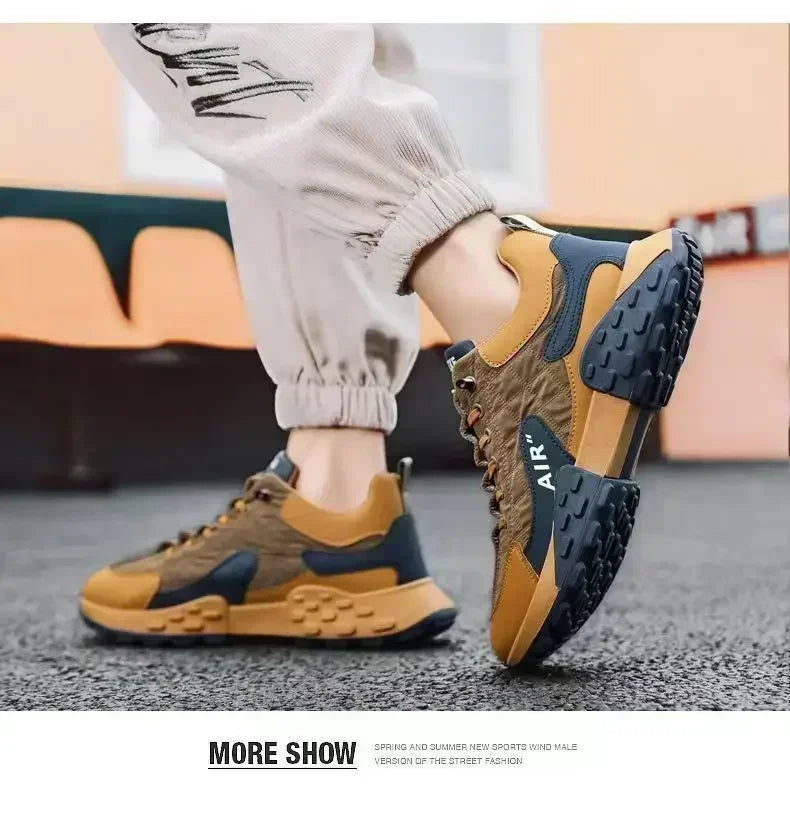 2025 Spring/Autumn Season Fashionable Men's Sneakers/Thick-Soled Casual Sports Shoes for Leisure and