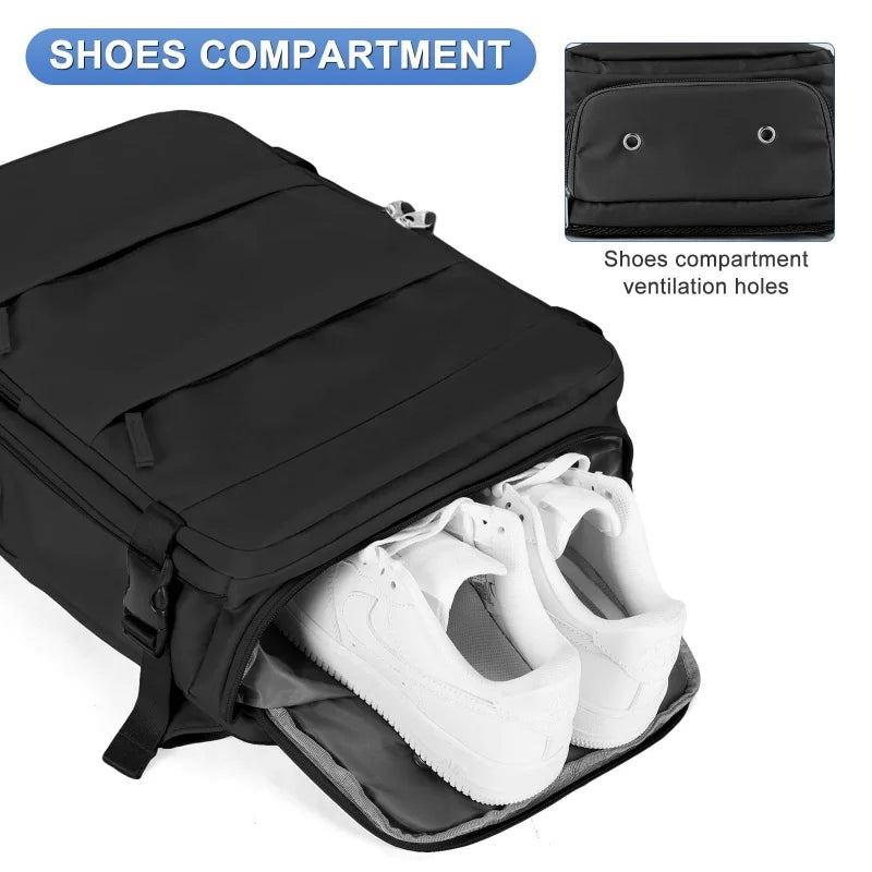 Large Capacity Fashion Travel Backpack for Men and Women Multi-Functional Casual Laptop Cabin Bag Handmade Luggage