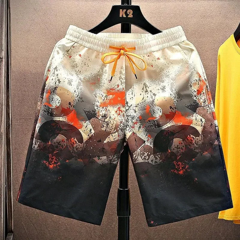 Shorts for Men Sweat Black Sports Beach Man Short Pants Hiphop Joggers Board Stylish Thin Novelty in New Pant 2024 Xl Dry Fit