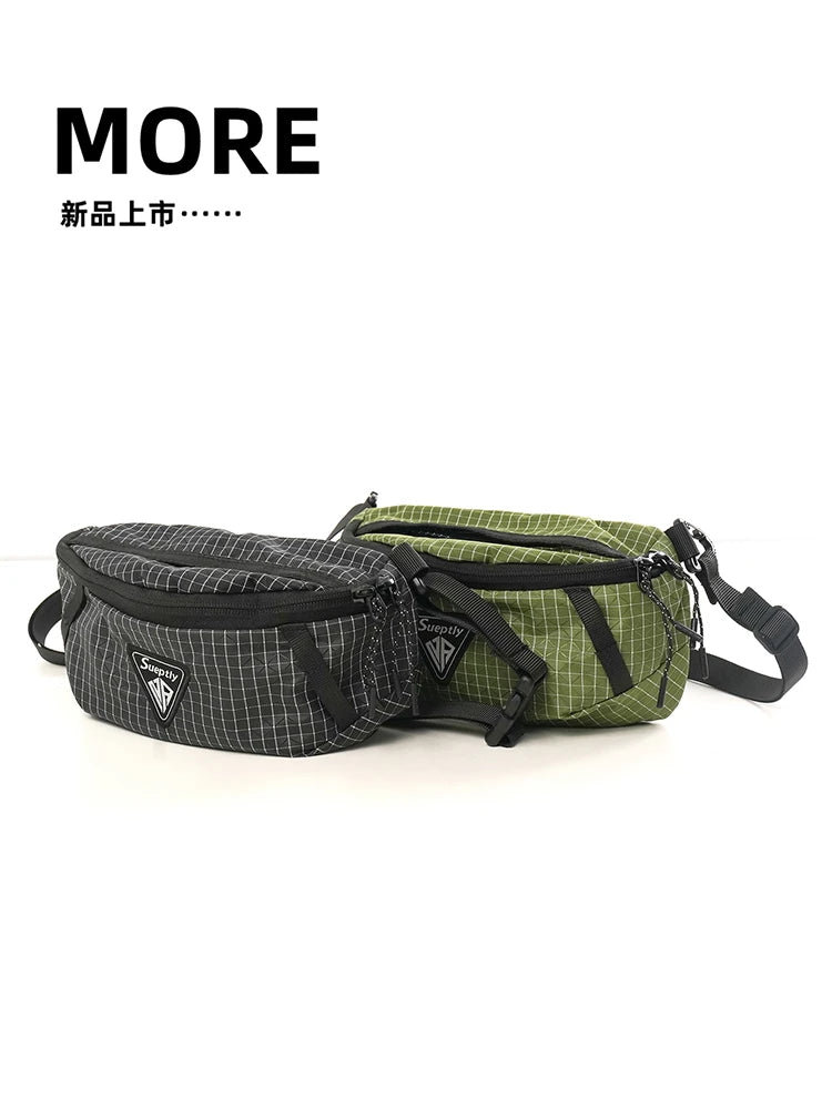 Outdoor hiking backpack - Large capacity, lightweight, expandable chest bag. Suitable for both men and women. Includes hiking eq