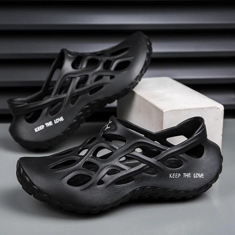 Men Summer Comfortable Breathable Sandals Outdoor Leisure Water Shoes for Hiking and Beach