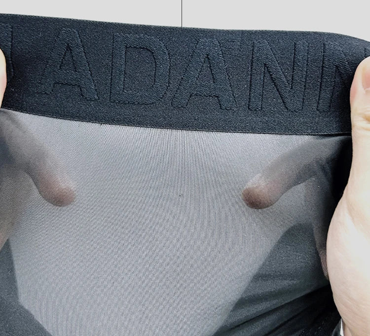 Transparent Men's Sexy Briefs Big U Pouch Underwear For Men Fashion Comfortable Soft Bikini Underpants Solid Color Male Panties