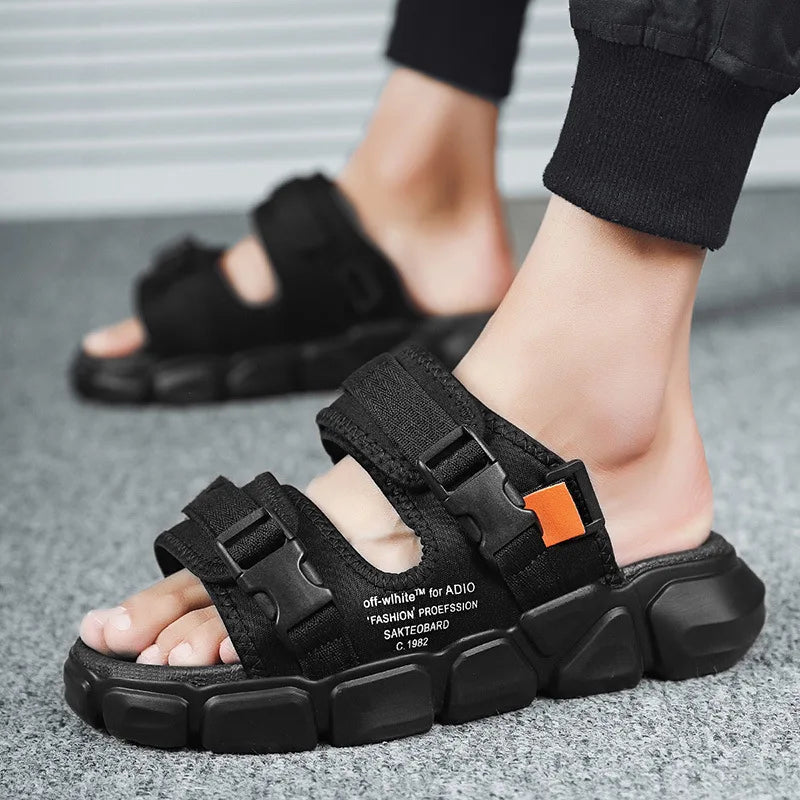 Summer High Quality Beach Sandals for Men Outdoor Breathable Wear-resistant Men Casual Sandals Fashion Holiday Shoes Zapatos De