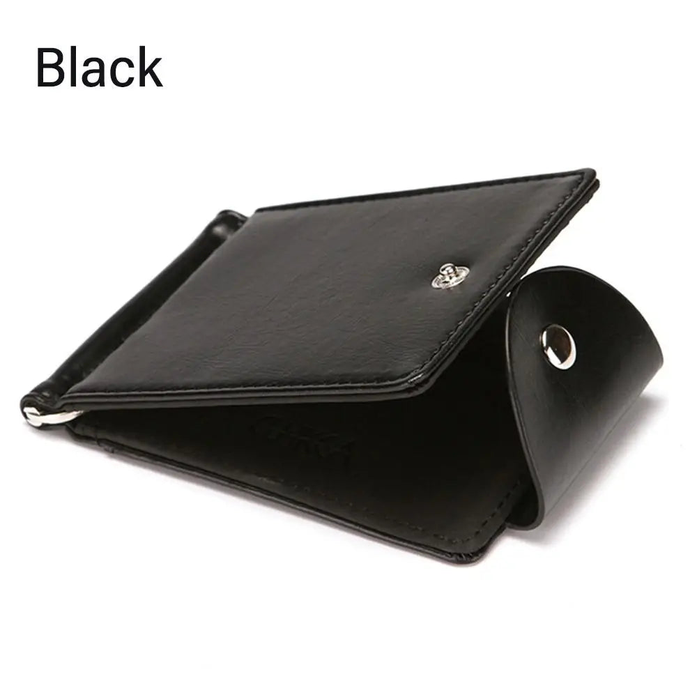Men PU Leather Wallet Card Holder Male Fashion Purse Small Hasp Money Bag Mini Vintage Slim Wallets Clutch Bags