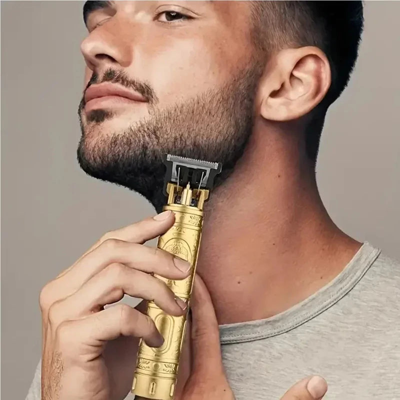 Professional Hair Clippers for Men - Cordless Rechargeable Zero Gapped T-Blade Hair Trimmer Electric Edgers Clippers