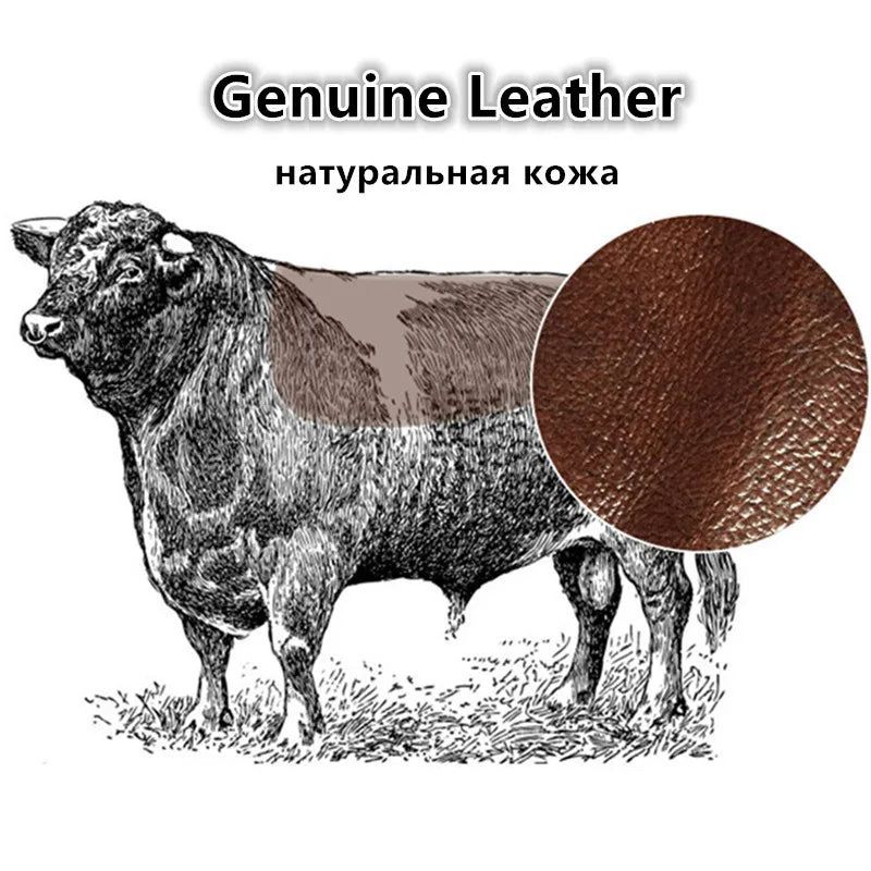 New Autumn Winter Men's Genuine Leather Cap Natural Cowhide Baseball Caps Thickened Warm Coldproof Ear Protection Earmuffs Hats