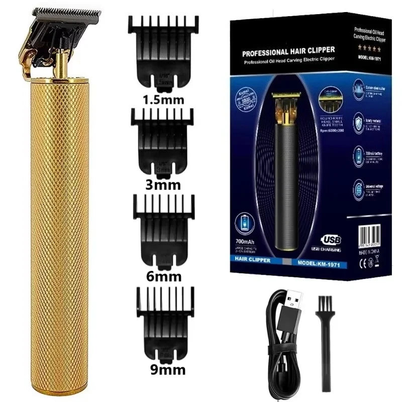 Rechargeable Barber Hair Trimmer For Men Electric Professional Beard Hair Clipper Cord/Cordless Hair Cutting Machine