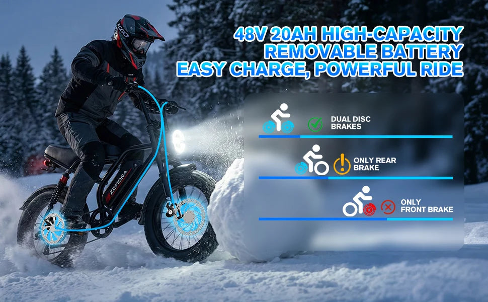 Thick Tire Electric Bike 1000w 2000w 20 26 Inch 30-50mph 30-60miles 48v Battery Factory Original,for Two Wheels Electric Bicycle