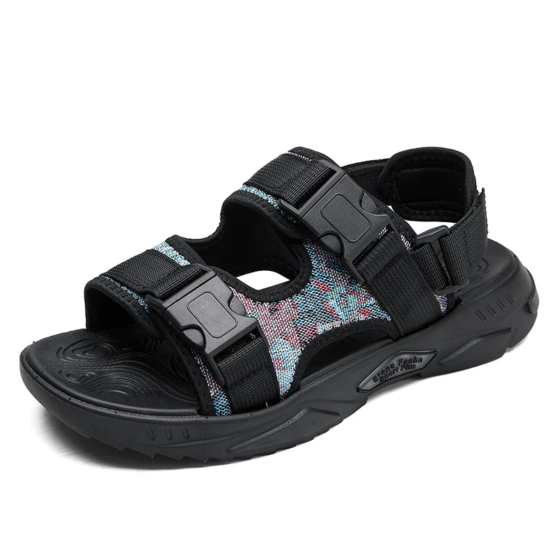 Hot Sale Men Sandals Outdoor Thick Bottom Non-Slip Sports Casual Sandals for Men Summer Wear-resistant Mens Slippers New Fashion