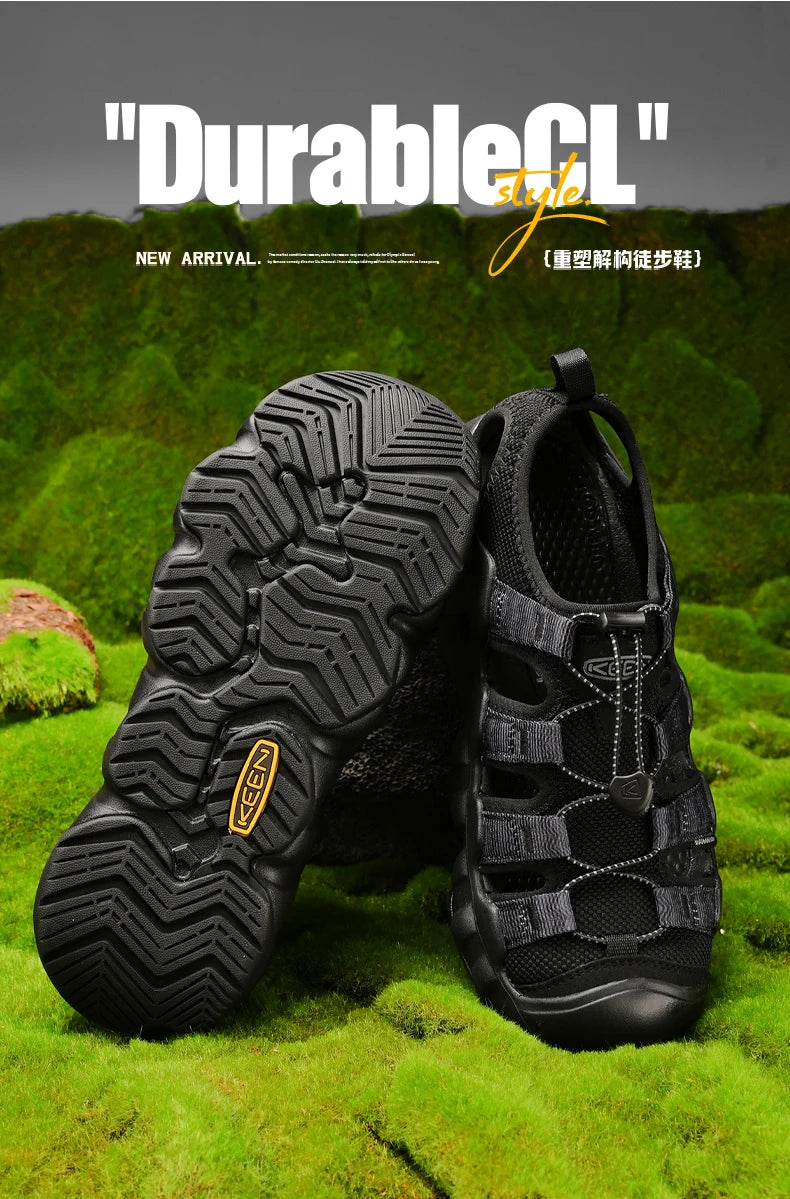 Luxury Brand Sandals For Men Outdoor Beach Shoes Unisex Comfy Non-slip Women's Summer Sandals Men's Sports Sneakers Wading Shoes