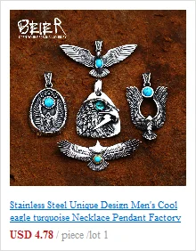BEIER High Quality Aragorn II Barahir Snake Stainless Steel Men Ring Jewelry BR8-599