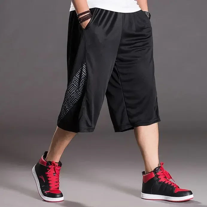 Male Short Pants Basketball Long Quick Dry Men's Shorts Training Bermuda Essential Fashion With Korean Style Stylish Clothing