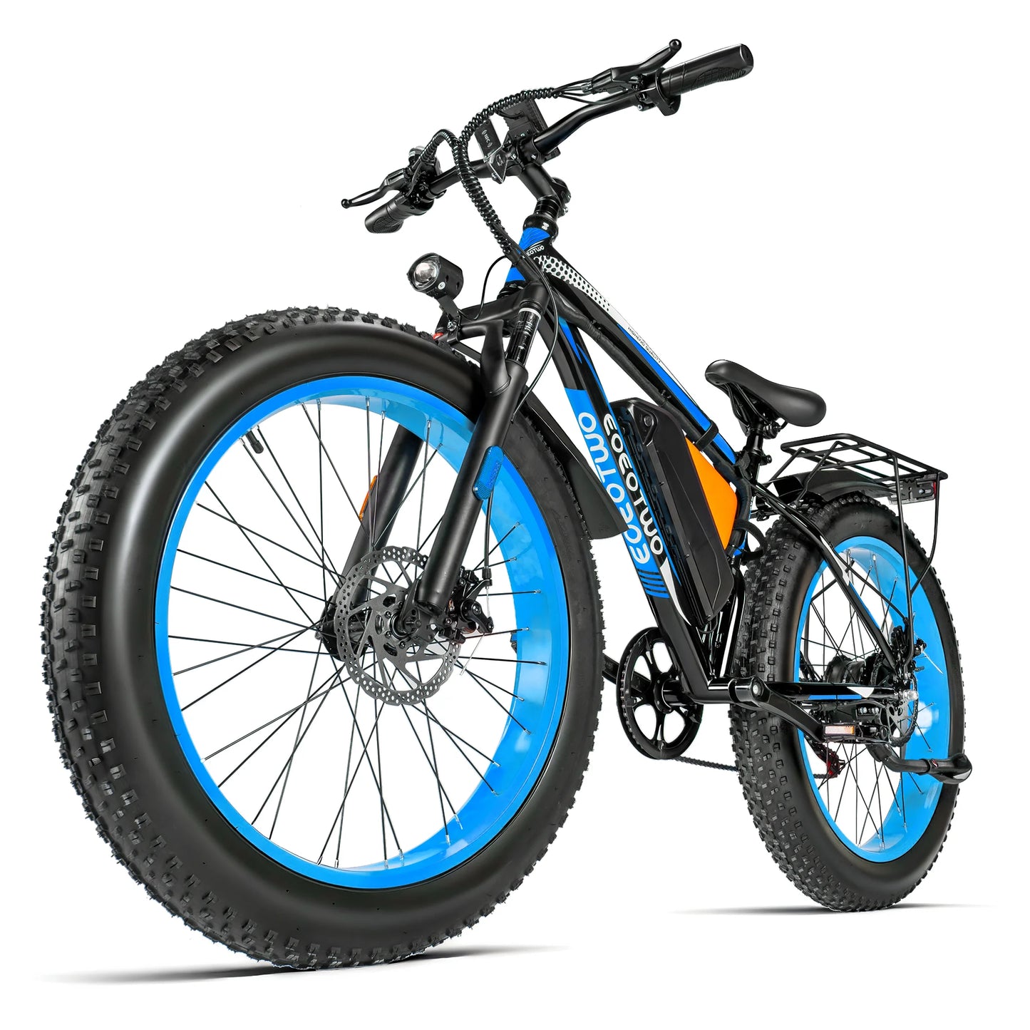EOEOTWO 1500W Peak Electric Mountain Bike for Adults, 48V20Ah Battery, 30MPH Top Speed, 26" Fat Tire E-Bike with NFC, US Stock